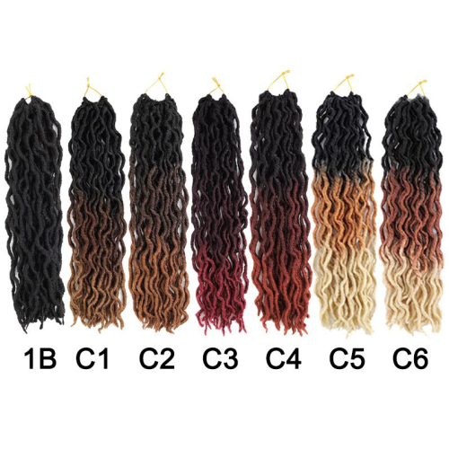 synthetic wavy Gypsy locs Hair nu Soft faux locs crochet jumbo crotchet hair Gypsy locs